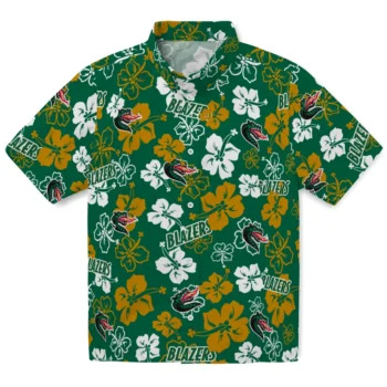 UAB Blazers Hawaiian Shirt - Tropical Floral Pattern