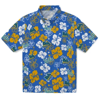 UCLA Bruins Hawaiian Shirt - Tropical Floral Pattern
