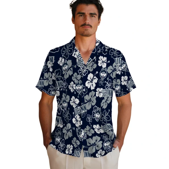 uconn-huskies-hawaiian-shirt-hibiscus-flower-design-fashion-forward.webp
