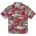 UMass Minutemen Hawaiian Shirt - Tropical Palms 1 umass-minutemen-hawaiian-shirt-hawaii-island-best-selling.webp