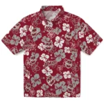 UMass Minutemen Hawaiian Shirt - Tropical Floral Pattern 1 umass-minutemen-hawaiian-shirt-hibiscus-flower-design-best-selling.webp