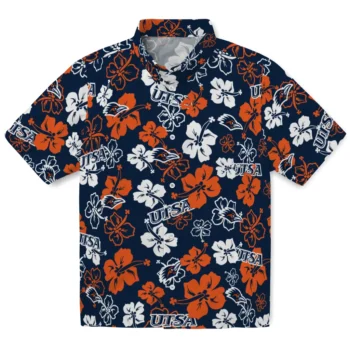 UTSA Roadrunners Hawaiian Shirt - Tropical Floral Pattern