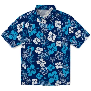 Villanova Wildcats Hawaiian Shirt - Tropical Floral Pattern