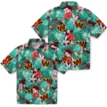 Washington Commanders Hawaiian Shirt Custom Hibiscus Blossoms Burgundy Best Selling