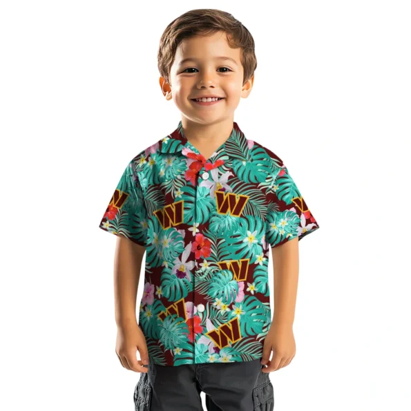 Washington Commanders Hawaiian Shirt Custom Hibiscus Blossoms Burgundy Top Rated Washington Commanders Hawaiian Shirt Custom Hibiscus Blossoms Burgundy Top Rated