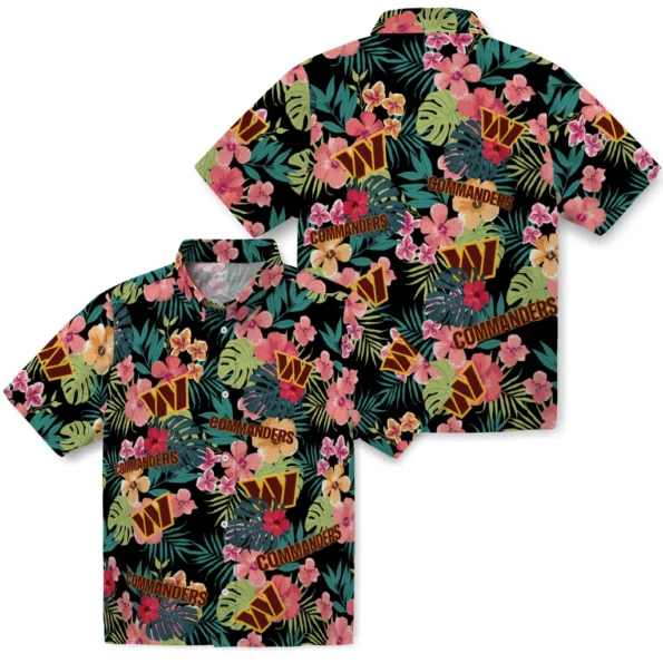 Washington Commanders Hawaiian Shirt Personalized Hibiscus Paradise High Quality Washington Commanders Hawaiian Shirt Personalized Hibiscus Paradise High Quality