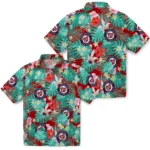 Washington Nationals Hawaiian Shirt Custom Hibiscus Blossoms Red Best Selling