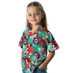 Washington Nationals Hawaiian Shirt Custom Hibiscus Blossoms Red Best Selling