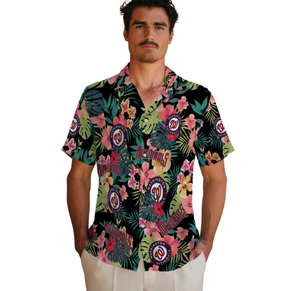 Washington Nationals Hawaiian Shirt Personalized Hibiscus Paradise Fashion Forward