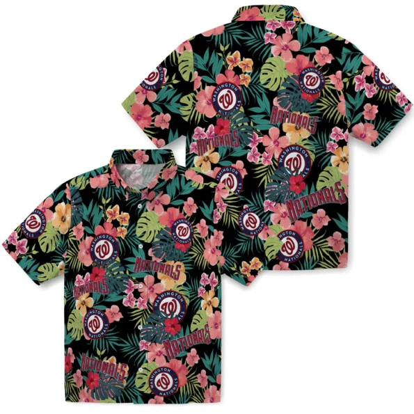 Washington Nationals Hawaiian Shirt Personalized Hibiscus Paradise High Quality
