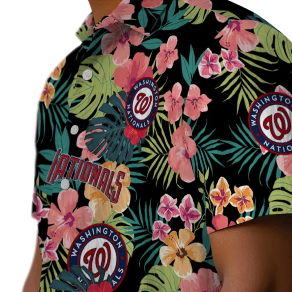 Washington Nationals Hawaiian Shirt Personalized Hibiscus Paradise Trendy
