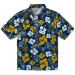 West Virginia Mountaineers Hawaiian Shirt - Tropical Floral Pattern 1 west-virginia-mountaineers-hawaiian-shirt-hibiscus-flower-design-best-selling.webp