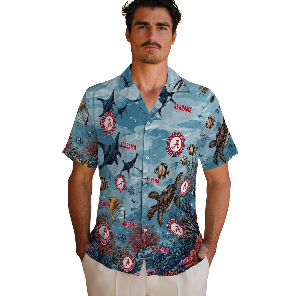 alabama-crimson-tide-hawaiian-shirt-custom-coral-reef-aqua-fashion-forward