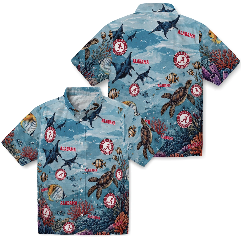 alabama-crimson-tide-hawaiian-shirt-custom-coral-reef-aqua-high-quality