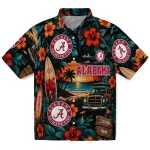 Alabama Crimson Tide Hawaiian Shirt - Custom Scenic Collage Black Green 1 alabama-crimson-tide-hawaiian-shirt-custom-scenic-collage-black-green-best-selling
