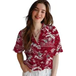 alabama-crimson-tide-hawaiian-shirt-customized-wave-florals-crimson-best-selling