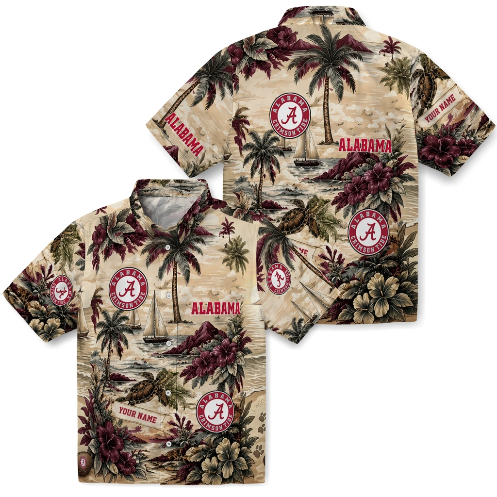 alabama-crimson-tide-hawaiian-shirt-personalized-island-voyage-crimson-beige-high-quality