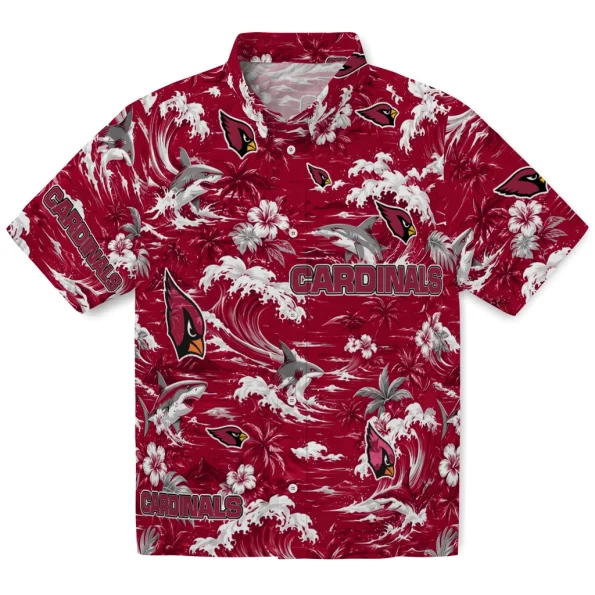arizona-cardinals-hawaiian-shirt-personalized-wave-florals-red-best-selling arizona cardinals hawaiian shirt personalized wave florals red best selling
