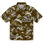 Army Black Knights Hawaiian Shirt - Custom Wave Florals Gold 1 army-black-knights-hawaiian-shirt-custom-wave-florals-gold-best-selling