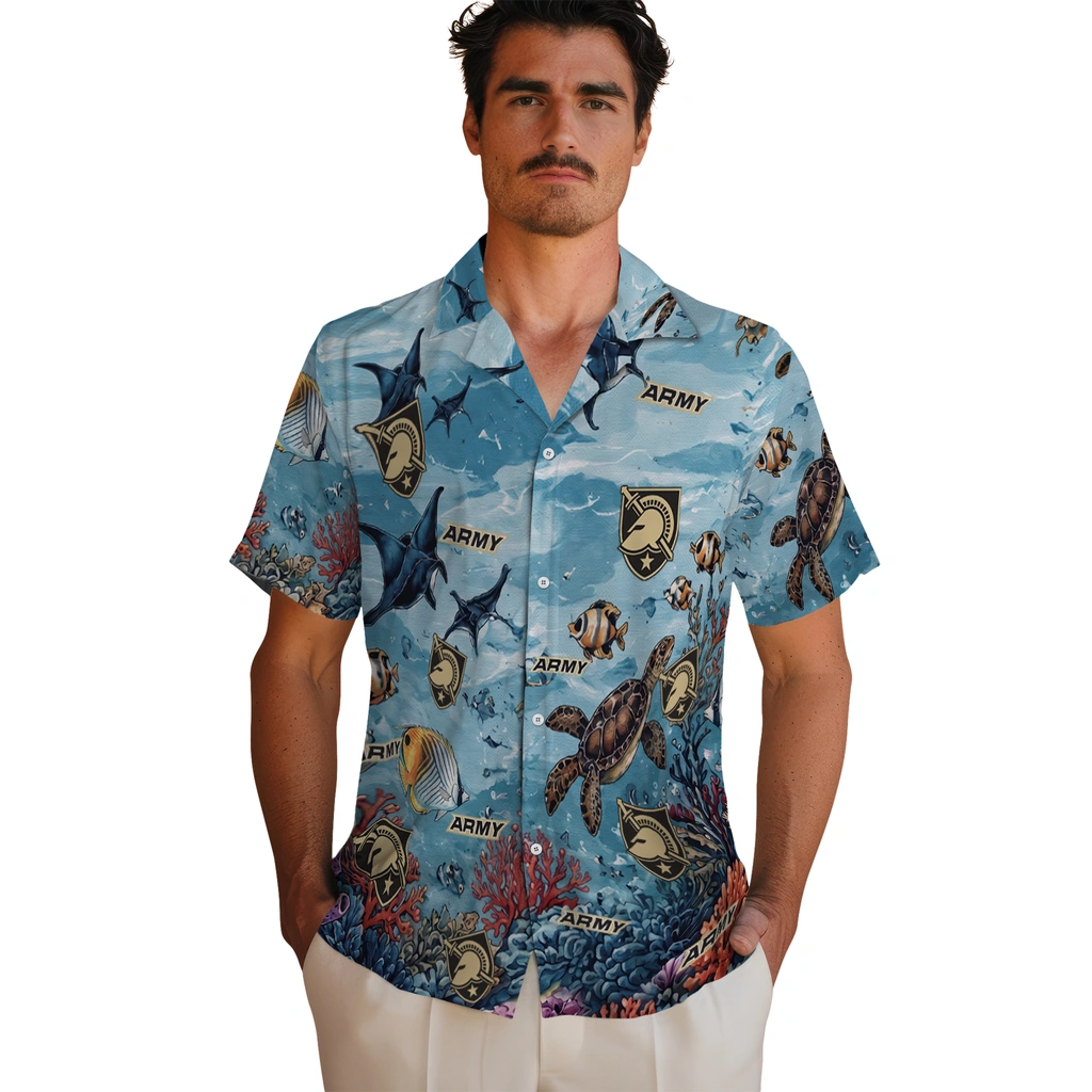 army-black-knights-hawaiian-shirt-personalized-coral-reef-aqua-fashion-forward