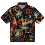 Army Black Knights Hawaiian Shirt - Personalized Scenic Collage Black Green 1 army-black-knights-hawaiian-shirt-personalized-scenic-collage-black-green-best-selling