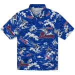 Atlanta Braves Hawaiian Shirt - Custom Wave Florals Navy 1 atlanta-braves-hawaiian-shirt-custom-wave-florals-navy-best-selling