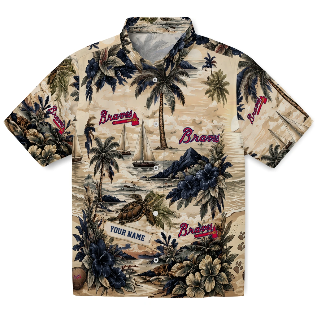 atlanta-braves-hawaiian-shirt-customized-island-voyage-navy-beige-best-selling atlanta braves hawaiian shirt customized island voyage navy beige best selling