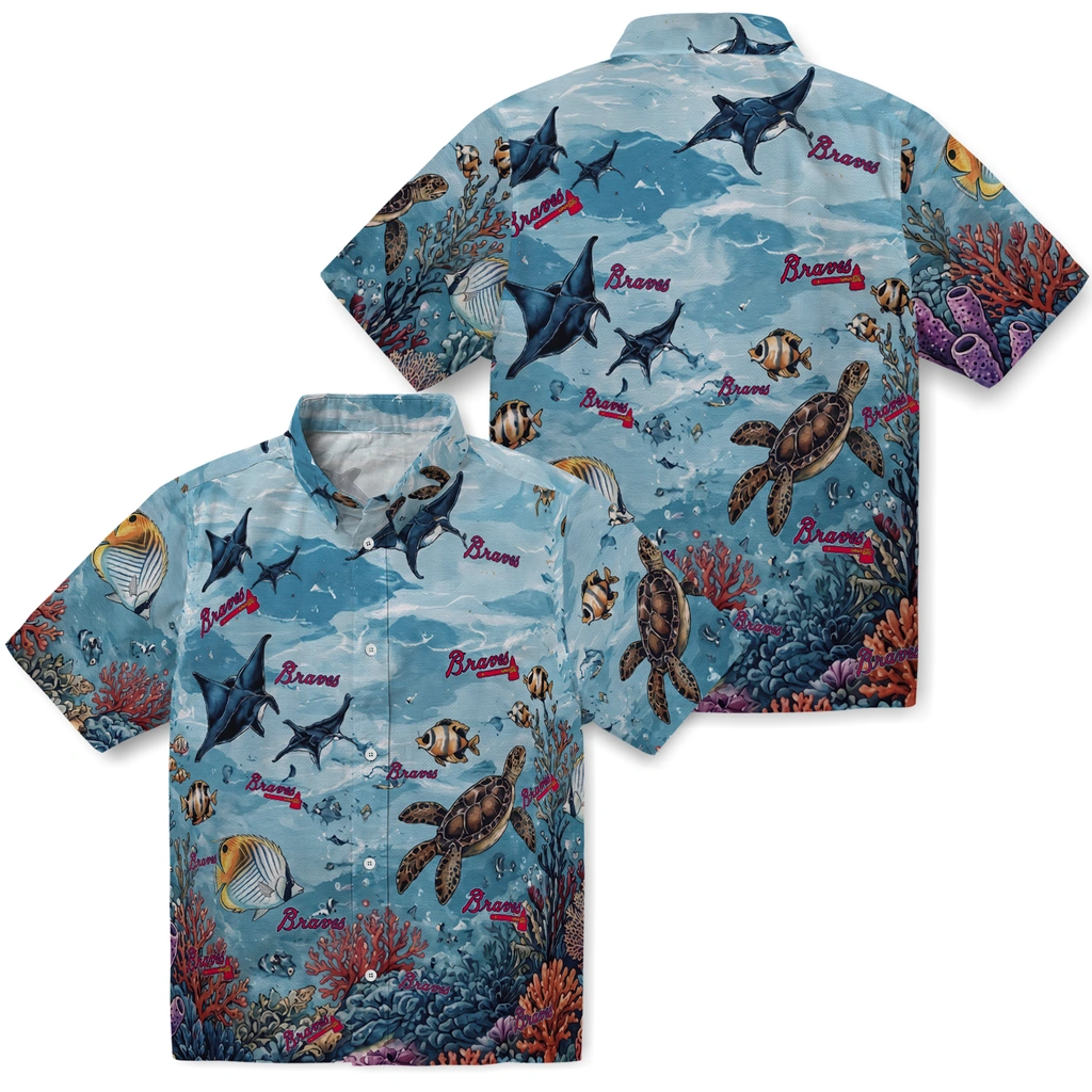 atlanta-braves-hawaiian-shirt-personalized-coral-reef-aqua-high-quality