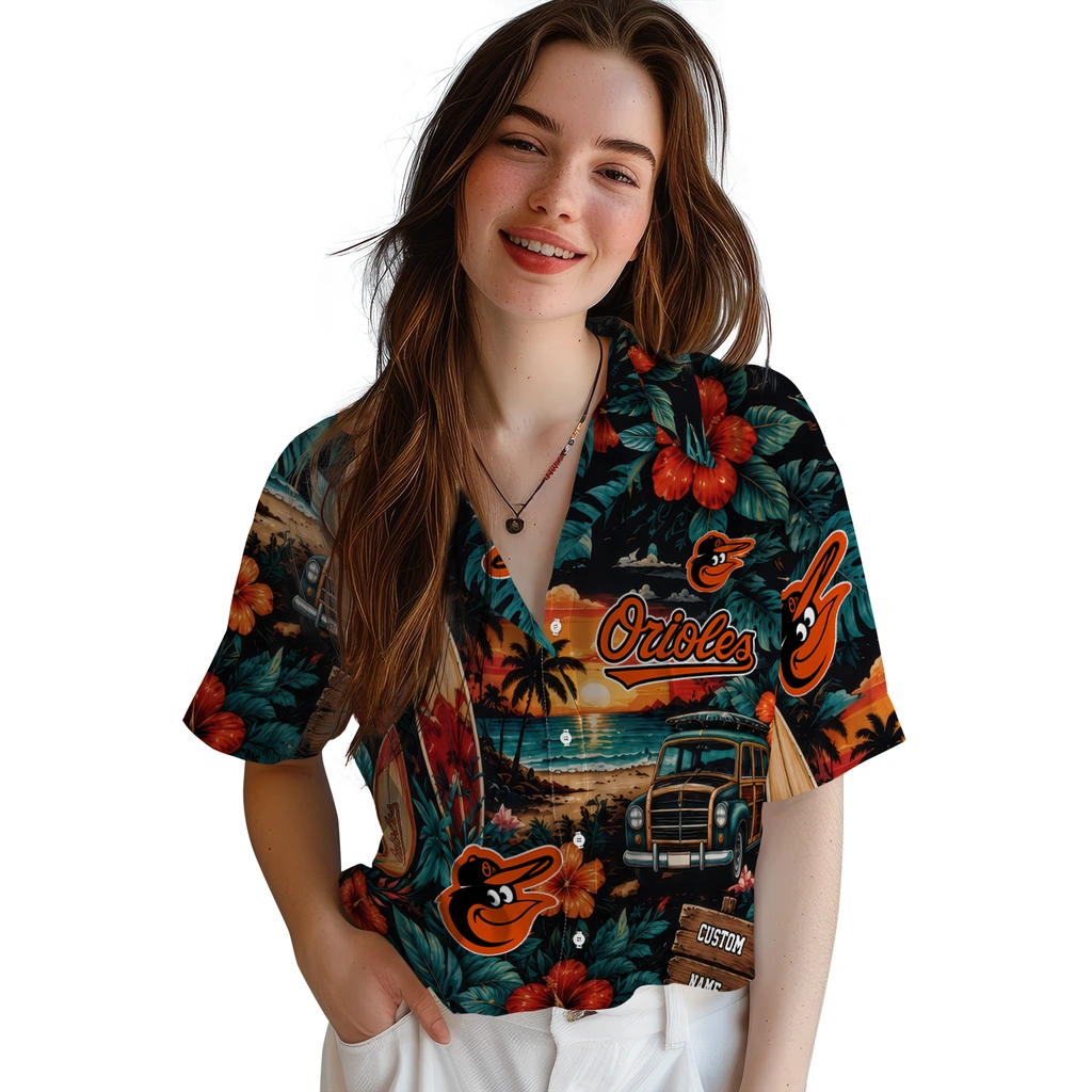 baltimore-orioles-hawaiian-shirt-custom-scenic-collage-black-green-latest-model