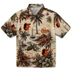 Baltimore Orioles Hawaiian Shirt - Personalized Island Voyage Orange Beige 1 baltimore-orioles-hawaiian-shirt-personalized-island-voyage-orange-beige-best-selling
