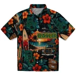 Baylor Bears Hawaiian Shirt - Custom Scenic Collage Black Green 1 baylor-bears-hawaiian-shirt-custom-scenic-collage-black-green-best-selling