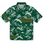 Baylor Bears Hawaiian Shirt - Customized Wave Florals Green 1 baylor-bears-hawaiian-shirt-customized-wave-florals-green-best-selling