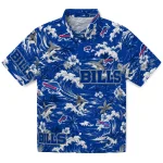 Buffalo Bills Hawaiian Shirt - Personalized Wave Florals Blue 1 buffalo-bills-hawaiian-shirt-personalized-wave-florals-blue-best-selling