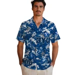 byu-cougars-hawaiian-shirt-custom-wave-florals-blue-best-selling