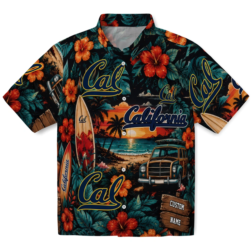 california-golden-bears-hawaiian-shirt-custom-scenic-collage-black-green-best-selling california golden bears hawaiian shirt custom scenic collage black green best selling