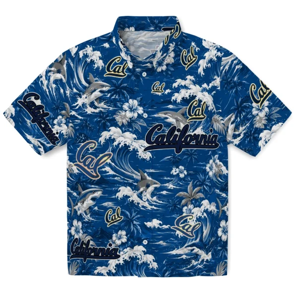 california-golden-bears-hawaiian-shirt-customized-wave-florals-blue-best-selling california golden bears hawaiian shirt customized wave florals blue best selling