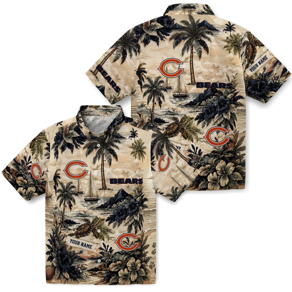 chicago-bears-hawaiian-shirt-personalized-island-voyage-blue-beige-high-quality