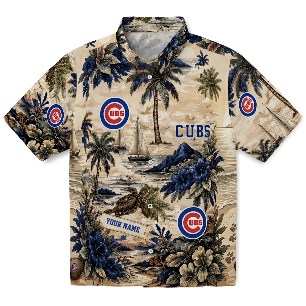 chicago-cubs-hawaiian-shirt-customized-island-voyage-blue-beige-best-selling chicago cubs hawaiian shirt customized island voyage blue beige best selling