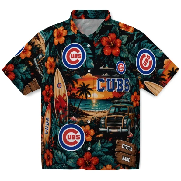 chicago-cubs-hawaiian-shirt-personalized-scenic-collage-black-green-best-selling chicago cubs hawaiian shirt personalized scenic collage black green best selling