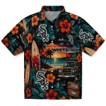 Chicago White Sox Hawaiian Shirt - Custom Scenic Collage Black Green 1 chicago-white-sox-hawaiian-shirt-custom-scenic-collage-black-green-best-selling