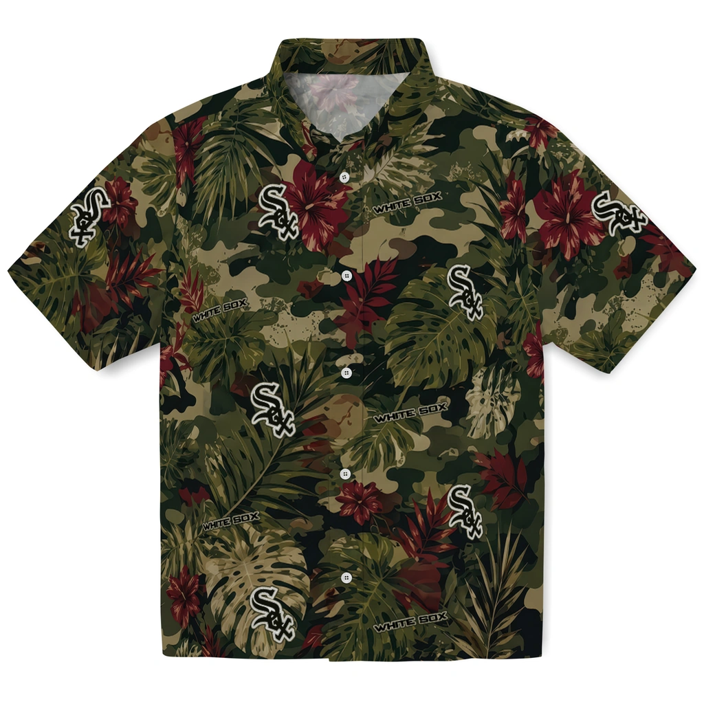 chicago-white-sox-hawaiian-shirt-customized-foliage-camo-dark-olive-green-best-selling chicago white sox hawaiian shirt customized foliage camo dark olive green best selling