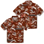 cincinnati-bengals-hawaiian-shirt-personalized-wave-florals-orange-best-selling
