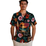 cincinnati-reds-hawaiian-shirt-customized-scenic-collage-black-green-best-selling
