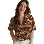 clemson-tigers-hawaiian-shirt-custom-wave-florals-orange-best-selling