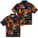 cleveland-browns-hawaiian-shirt-personalized-scenic-collage-black-green-best-selling