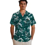 coastal-carolina-chanticleers-hawaiian-shirt-customized-wave-florals-green-best-selling