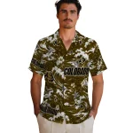 colorado-buffaloes-hawaiian-shirt-custom-wave-florals-gold-best-selling