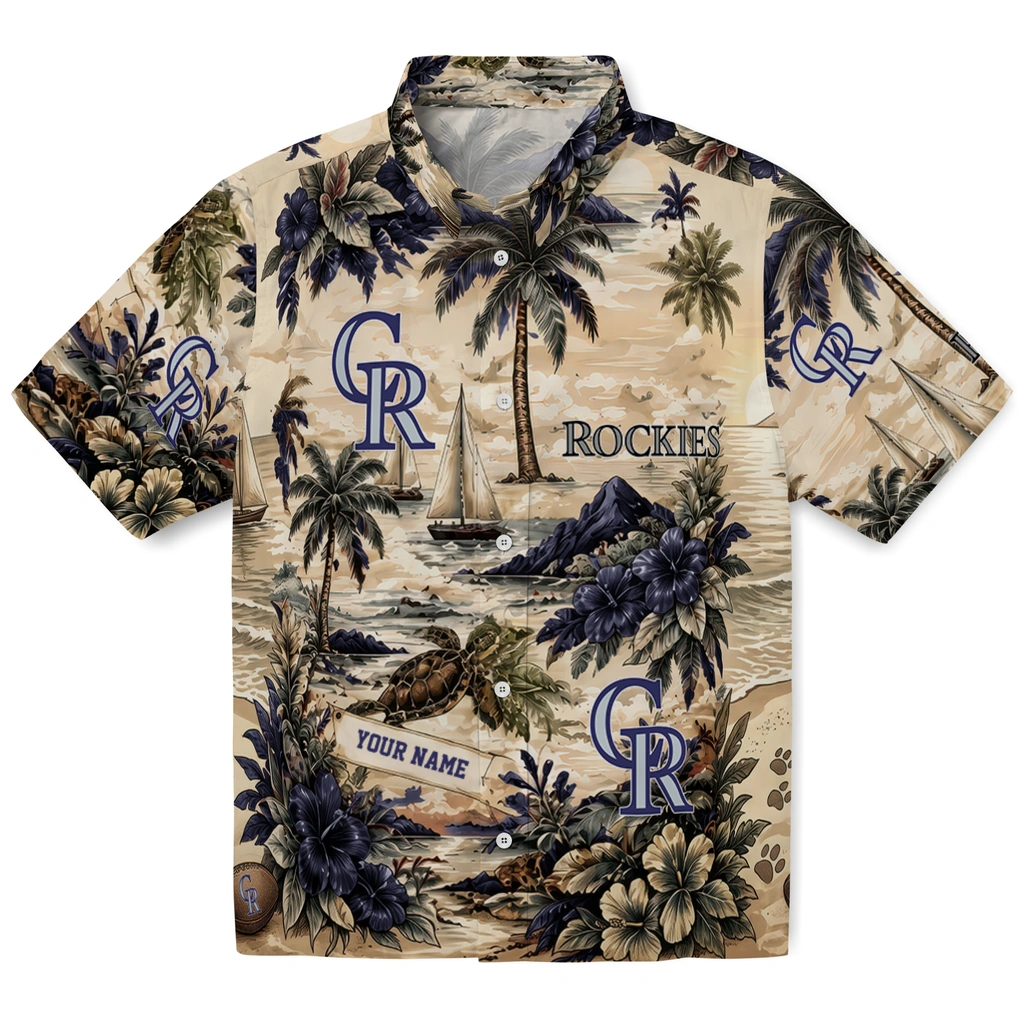 colorado-rockies-hawaiian-shirt-personalized-island-voyage-blue-beige-best-selling colorado rockies hawaiian shirt personalized island voyage blue beige best selling