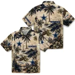 dallas-cowboys-hawaiian-shirt-personalized-island-voyage-blue-beige-best-selling