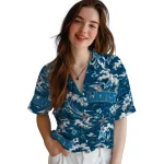 detroit-lions-hawaiian-shirt-custom-wave-florals-blue-best-selling